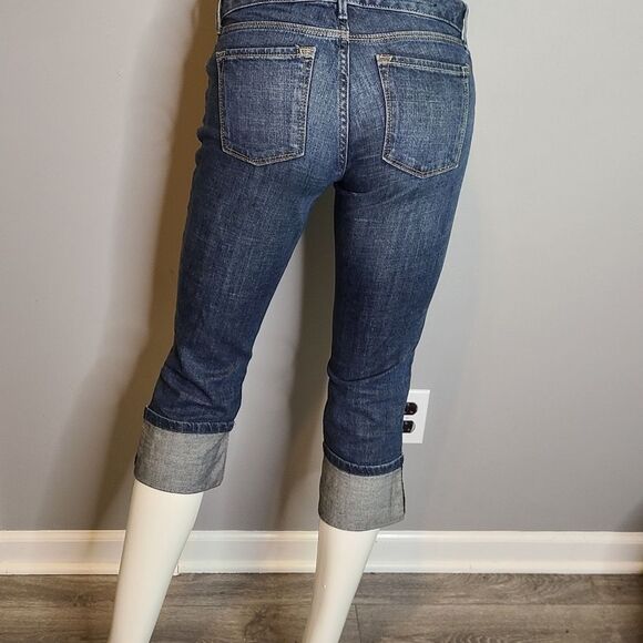 Banana Republic Cuffed Jean Capri sz 2P - Picture 11 of 13